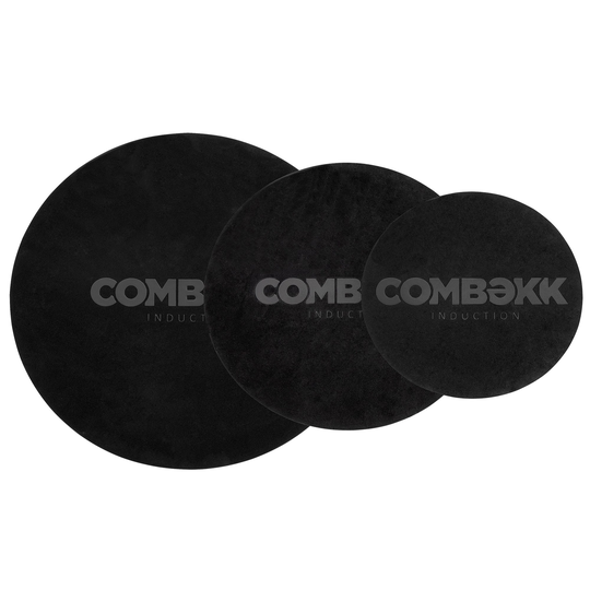 Combekk Induktionsmatta/skydd set, 18+24+28 cm.