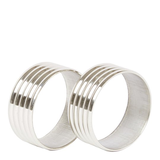 Holmen - William Servettring 2-pack Silverfärgad