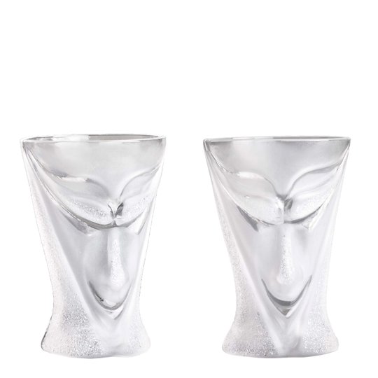 Målerås Glasbruk - Masq Snapsglas Rackarn 2-pack Klar