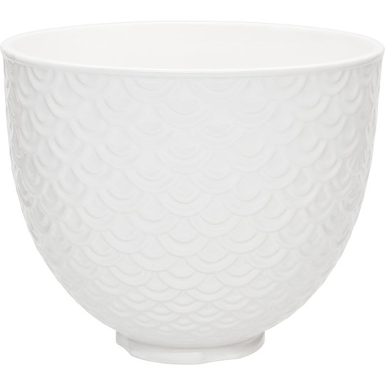 KitchenAid Keramikskål Mermaid Lace White 4,7 L