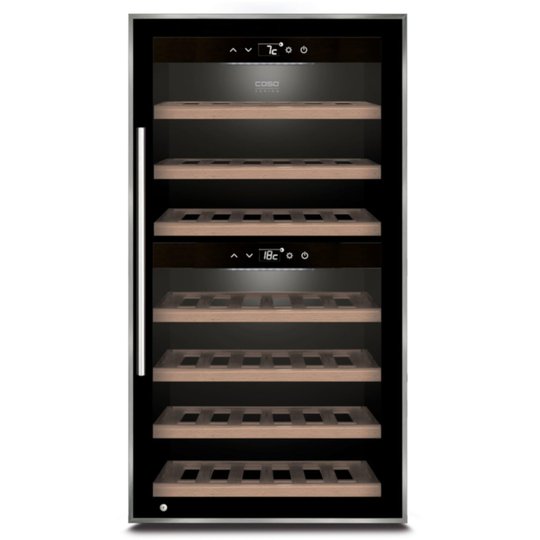Caso WineComfort 66 flaskor svart