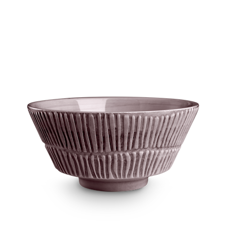 Stripes Skål Plommon 15cm/70cl