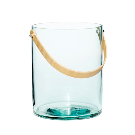 Vas Glas och Bambu ø16xh20 cm
