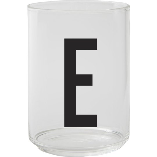 Design Letters Dricksglas, E