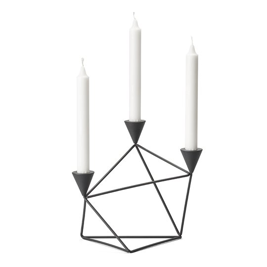 Design House Stockholm - Pythagoras Ljusstake Svart