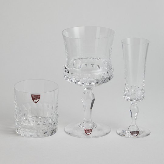 Orrefors - Glasservis "Silvia" 27 delar