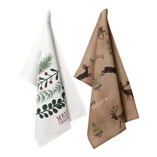 IHR - Merry Christmas Handduk 70x50 cm 2-pack
