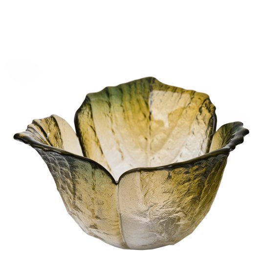 Målerås Glasbruk - Folia Ljuslykta Ø11,5 cm Grön