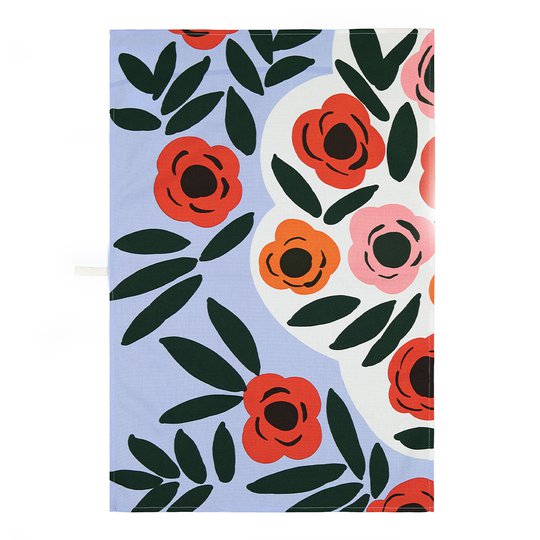 Marimekko - Ruukku Kökshandduk Blommor 47x70 cm