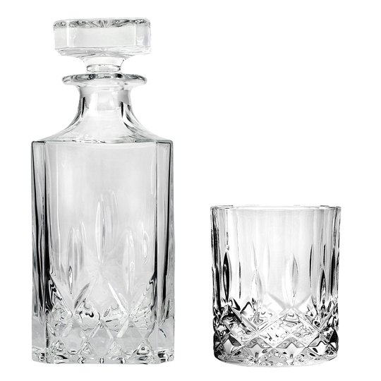 Table Top Stories - Rumours Whiskeyset Karaff + 6 Tumblerglas