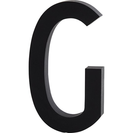 Design Letters Bokstav Grå i Aluminium 50 mm, G