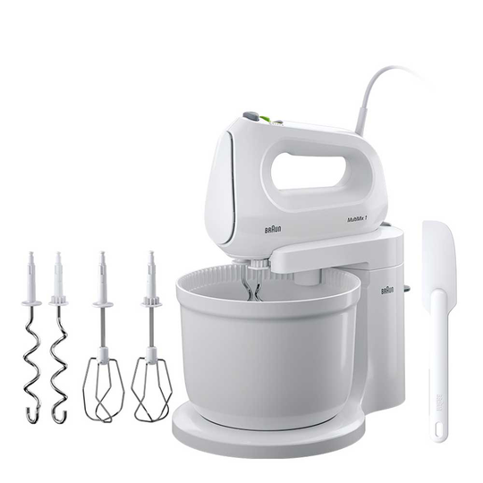 BRAUN - Elvisp & Multimixer Med Bunke HM1070WH