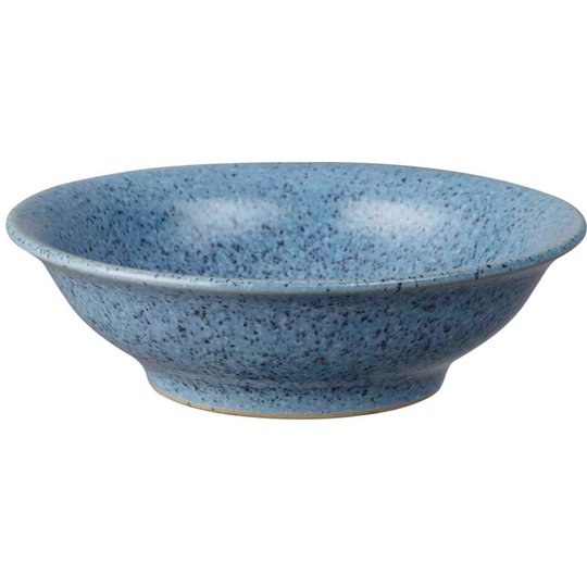 Denby Studio Blue Flint Small Shallow Bowl 13 cm