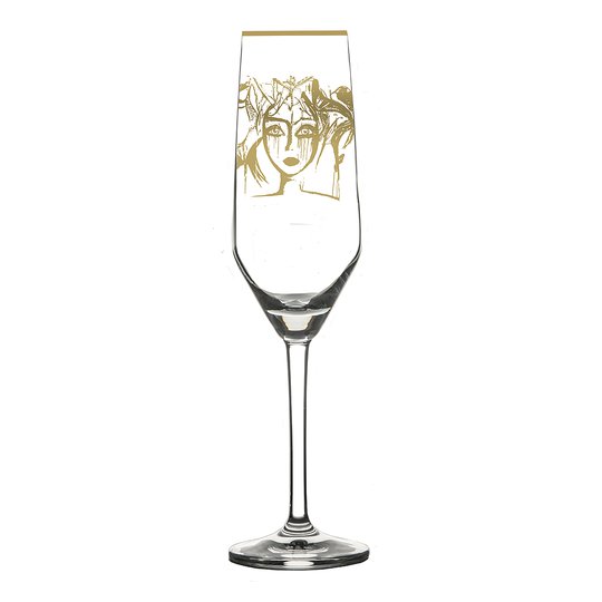 Carolina Gynning - Champagneglas Slice of Life Gold 30 cl