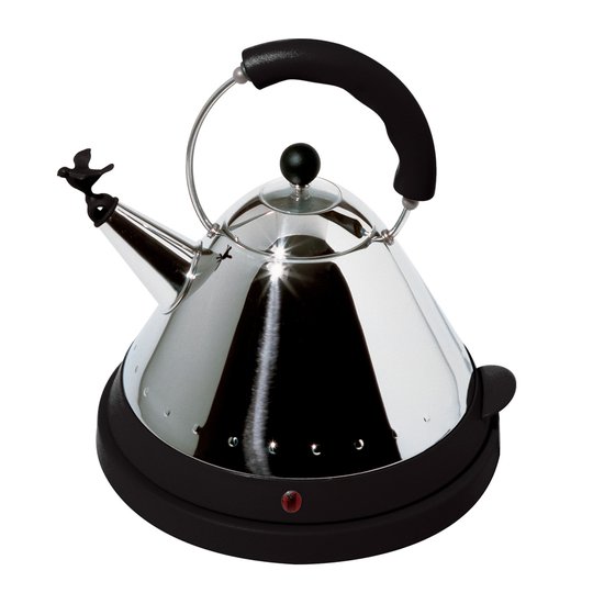 Alessi - Alessi Elektrisk Vattenkokare Svart