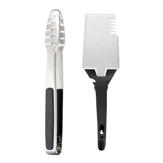 Dorre - BBQ-set 2 delar Tång + Stekspade Svart