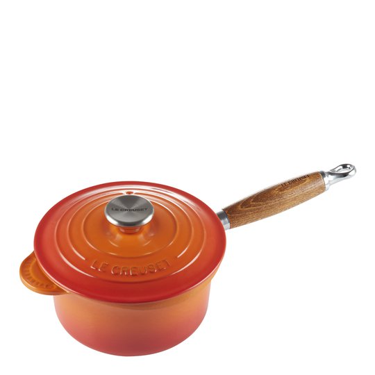 Le Creuset - Le Creuset Signature Kastrull Trähandtag 1,8 L Vulkan