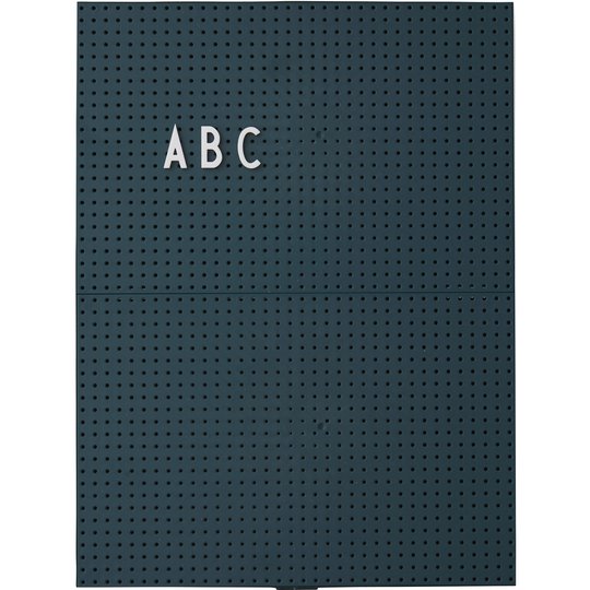 Design Letters Message Board A4, Mörkgrön