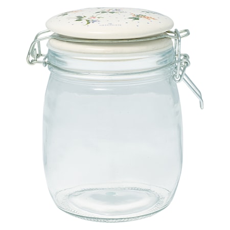 Asta Glasburk 0,75l Vit/Mönster