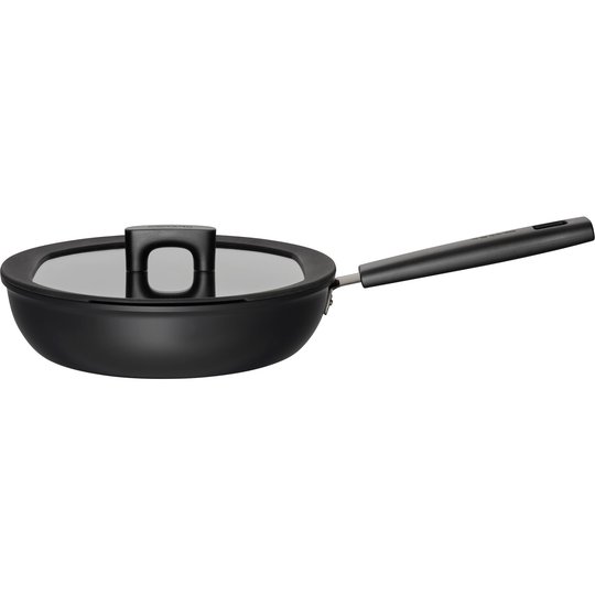 Fiskars Hard Face traktörpanna med lock, 26 cm