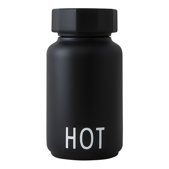 Design Letters - To Go Termoflaska Hot & Cold liten Svart