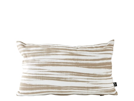 Kudde 30x50 Bomull Sand/vit