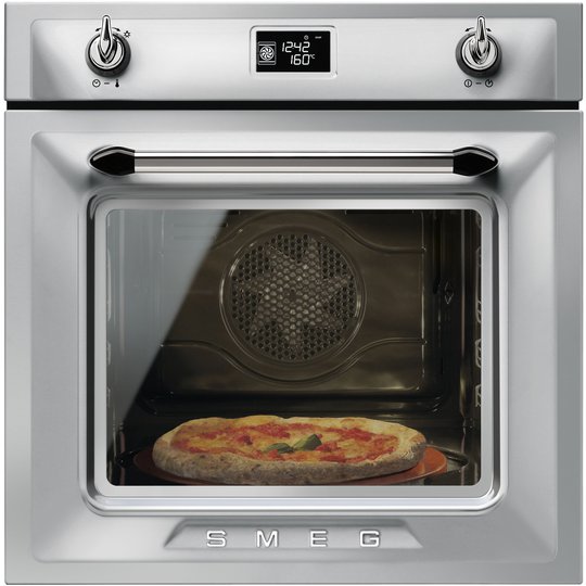 Smeg 60 cm Victoria Multifunktionsugn med Pyrolys, Rostfritt Stål