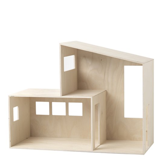 Ferm Living - Funkis Dockhus Trä liten