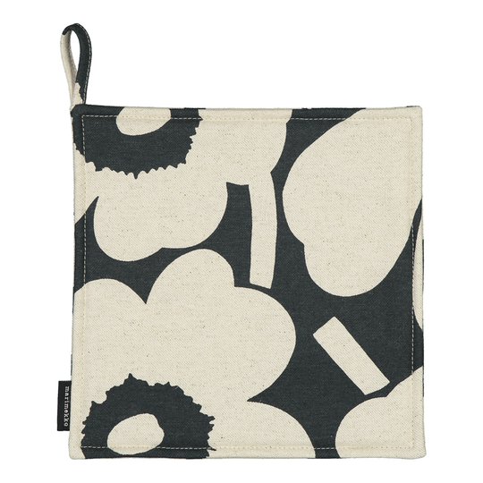 Marimekko - Unikko Grytlapp 21,5 cm Grön/Vit