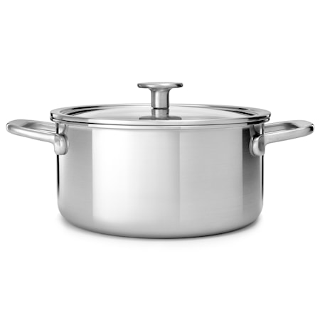 Multi-Ply Stainless Steel Gryta 24cm / 4.91L Uncoated