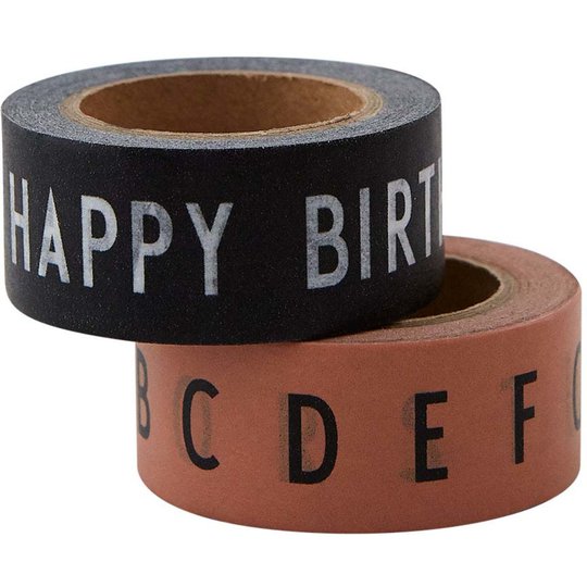 Design Letters ABC tejp, Svart