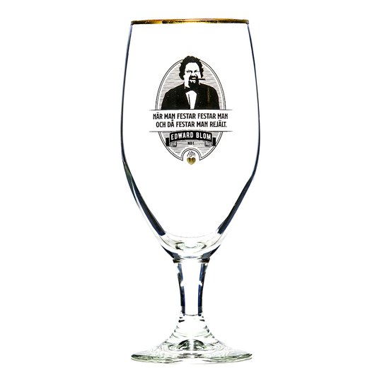 Edward Blom - Edward Blom Collection Ölglas No: 1 När man festar
