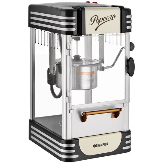 Champion Retro Popcornmaskin, Svart