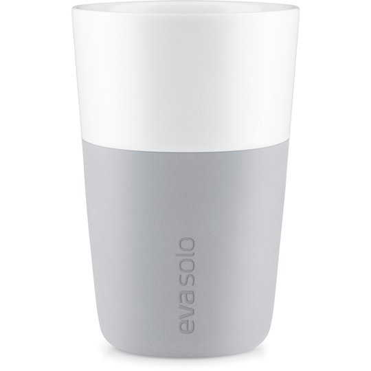 Eva Solo Café Latte mugg, 2 stk. Mable grey