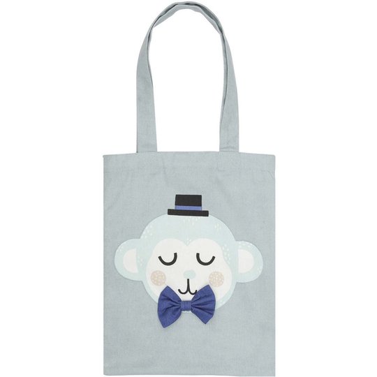 Södahl Tote bag 25x32 Monty monkey te