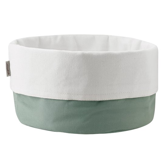 Stelton Brödpåse, stor tyg - dusty green/white