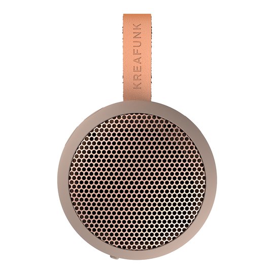 Kreafunk - aGo Högtalare Bluetooth Ivory Sand/Roséguld