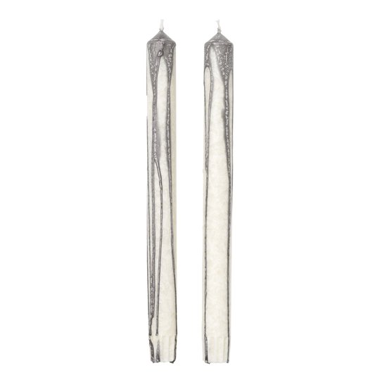 Ferm Living - Duo Candle Ljus 26 cm 2-pack Warm Grey