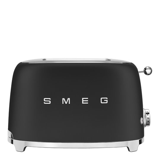 Smeg - 50's style BRÖDROST 2-SKIVORS MATTSVART Matt Svart
