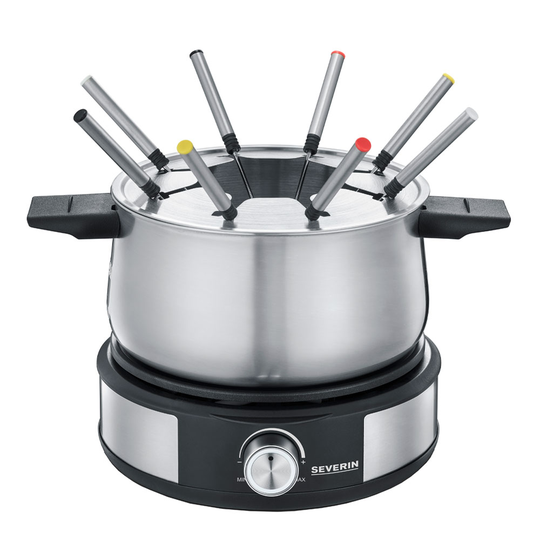 Severin - Fonduegryta / Crêpesjärn 2-i-1 1500 W