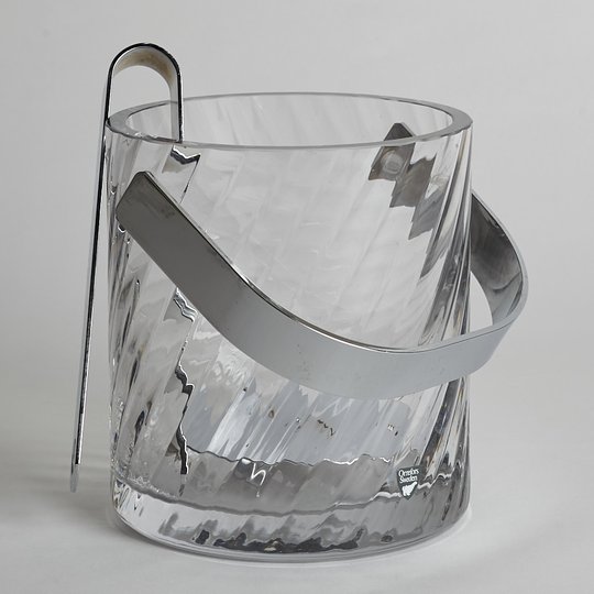 Orrefors - SÅLD Ishink "Helena" Optikblåst Glas