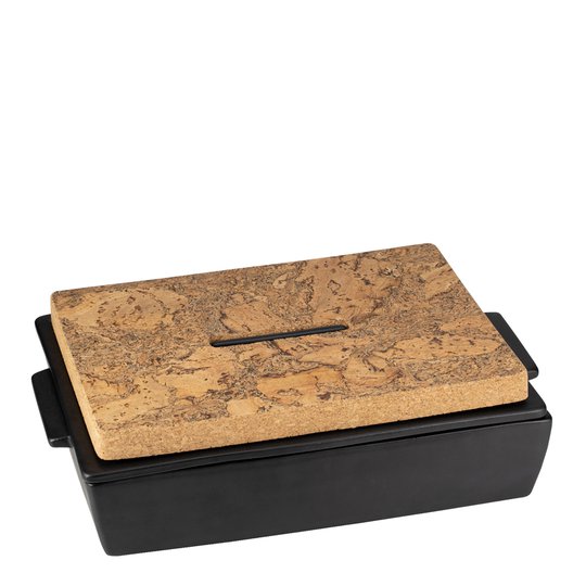 Dutchdeluxes - Ugnsform 35x23,5 cm 2 delar Svart