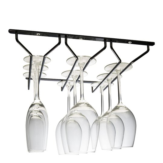 Hahn Kitchenware - Glashängare 3 rader Svart