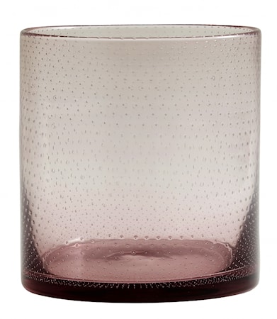 Ljuslykta BUBBLE Ø 15 cm - Lila