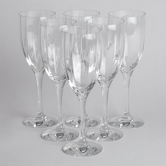 Orrefors - SÅLD Vitvinsglas 6 st