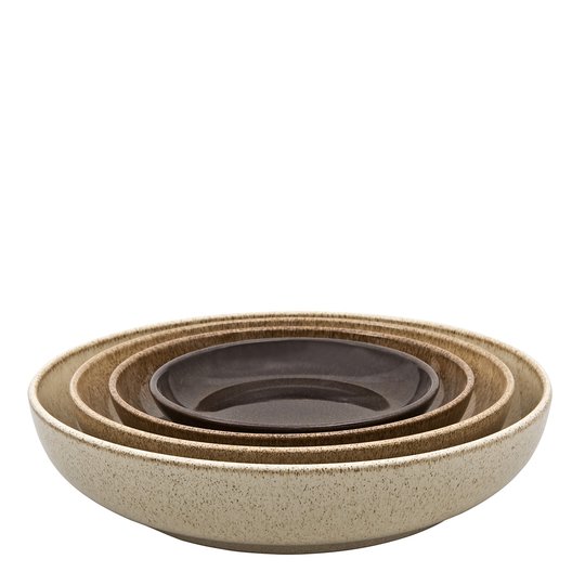 Denby - Studio Serveringsskål 4-pack Brun