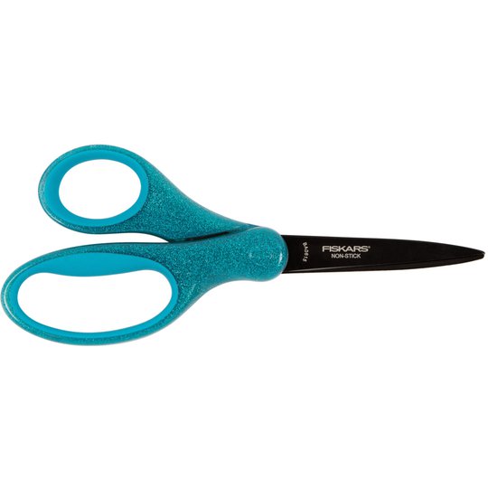 Fiskars Barnsax Glitter blå