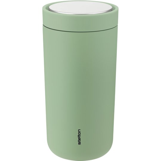 Stelton To Go Click Steel termosmugg 0,4 liter, soft seagrass