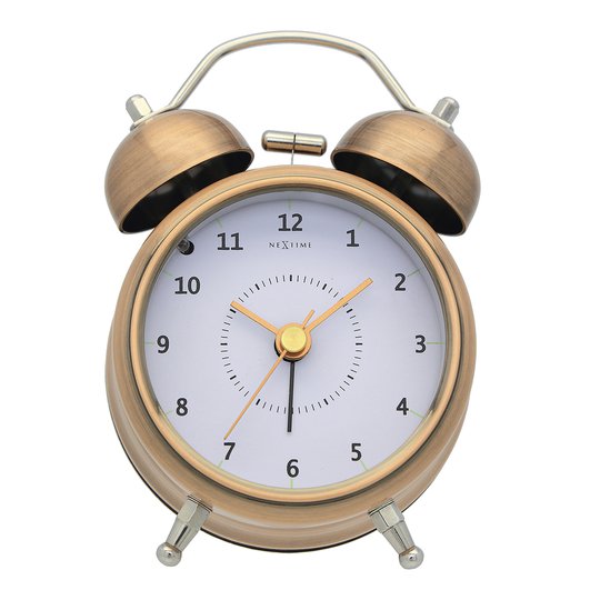 NeXtime - Wake Up Väckarklocka 9 cm Koppar