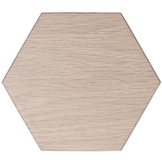 Ola Särén Design HEXA knivlist, ek/vitpigmenterad, 5-pack